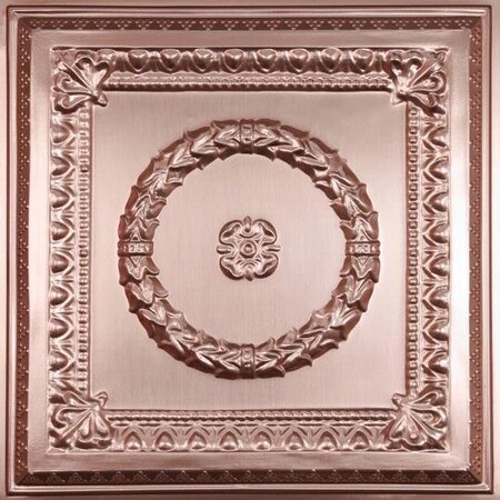 Ceilume Evangeline 2ft x 2ft Copper Ceiling Tile V3-EVANG-22CBR